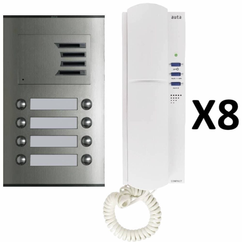 AUTA audio intercom kit — 8 line(s) — 749708
