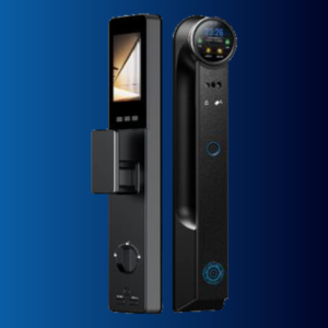 AI Smart Door Lock with Palm Recognition, Face ID, Camera & App Control